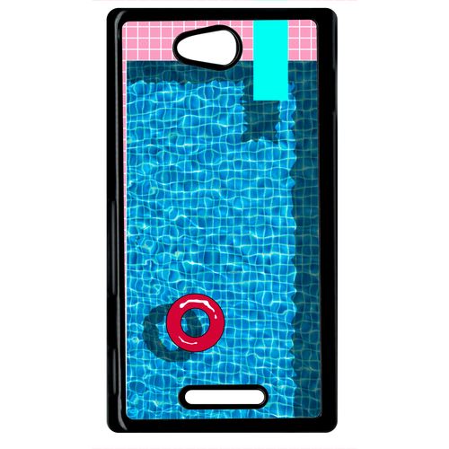Coque Sony Xperia C Illusion Piscine T Baignade