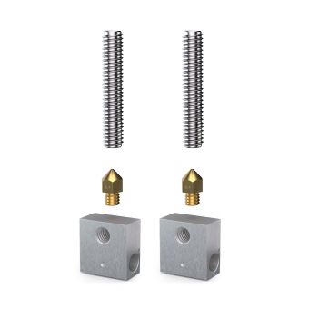 Anet 6pcs Set 0 4mm Extrudeur De Buse En Laiton Tete D