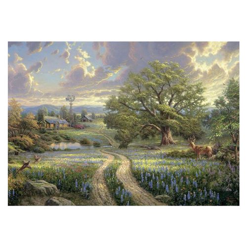 Puzzle 1000 Pièces : Thomas Kinkade : Résidence Champêtre, Schmidt Spiele