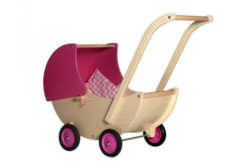Van Dijk Toys - Poppenwagen - Roze