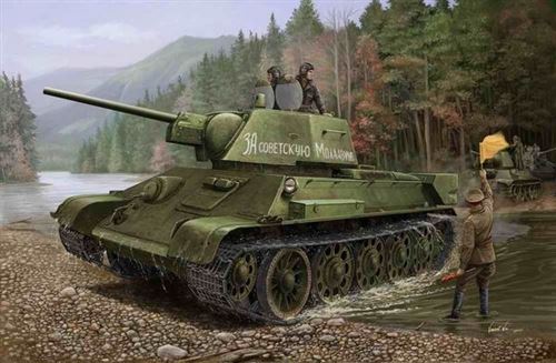 Russian T-34/76 (1943 No.112)tank - 1:48e - Hobby Boss