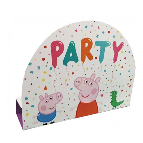 Amscan invitations avec enveloppe Peppa Pig 8 pièces