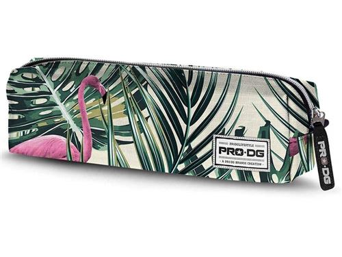 PRODG Prodg Square Pencil Case Flamingo Trousses, 22 cm, Multicolore (Multicolored)