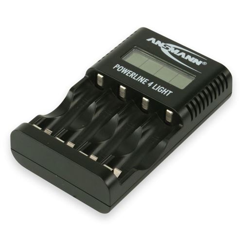 Ansmann Batterijlader Powerline 4 Light zwart 1001-0011