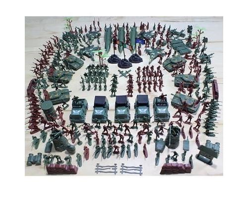 TEMPSA 307PCS/Kit Petits Soldats Figurine Tank Sable Armée Modèles Militaire Jouet Enfant