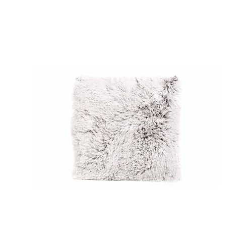 Coussin - Blanc - Velours/Fourrure