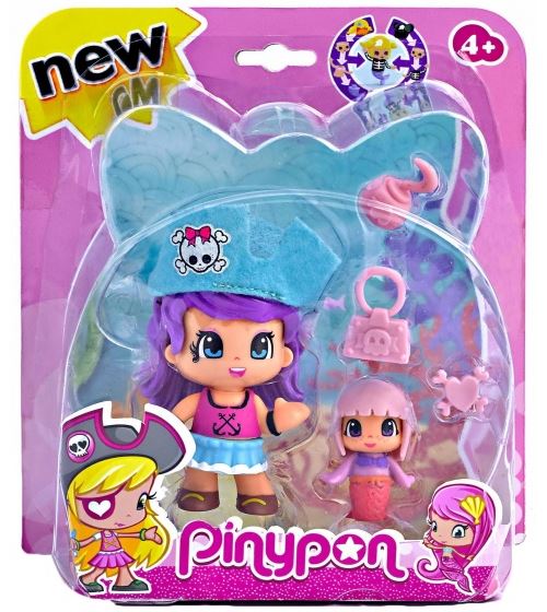 Pinypon Figurine de jeu Pinypon : sirène de pirate avec (bleu)