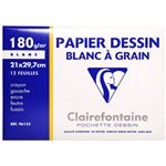 CLAIRFTN POCH 12 FEUIL DESSIN A4 180G