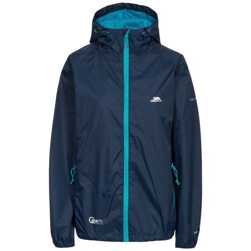 Trespass - Veste imperméable pliable QIKPAC - Femme (M) (Bleu marine) - UTTP3379