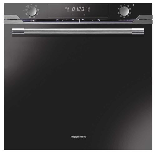 Rosières Sublime Pro RFZP657IN WIFI - Four - intégrable - WiFi - niche - largeur : 56 cm - profondeur : 56 cm - hauteur : 59 cm - avec système auto-nettoyant - classe A - noir/inox