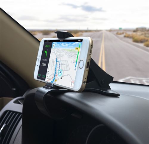 Support Voiture Tableau de Bord pour MOTOROLA MOTO G5 Smartphone Pince Reglable Universel Adaptable (NOIR)