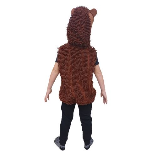 Bodysocks costume d'enfant hérisson brun junior taille unique