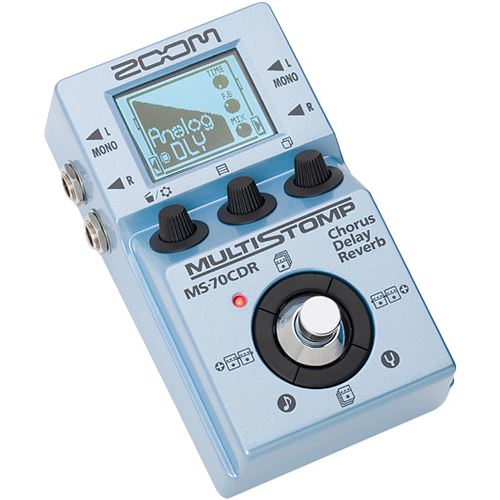 Zoom MultiStomp MS-70CDR pédale multi-effet réverb delay chorus