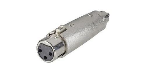 Adaptateur XLR-Femelle/ RCA Male mono femelle Paccs