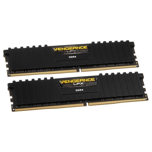 Corsair Vengeance Lpx - Ddr4 - Kit - 32 Go: 2 X 16 Go - Dimm 288 Broches - 2133 Mhz / Pc4-17000 - Cl13 - 1.2 V - Mémoire Sans Tampon - Non Ecc - Noir