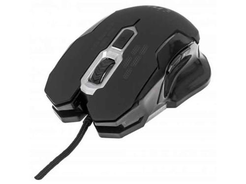 Souris Gauche USB Optique Manhattan 2400DPI 179164 Noir