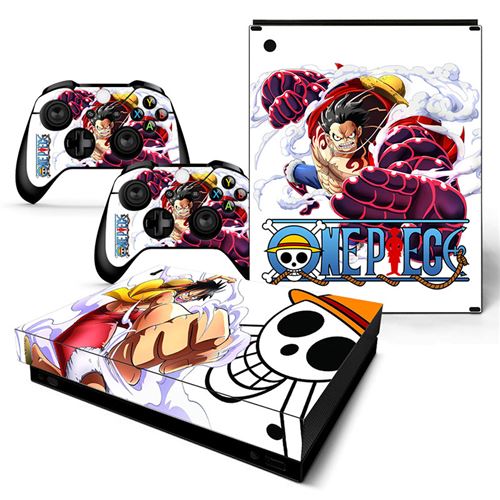 Autocollant Stickers de Protection pour Console et Manette Microsoft Xbox X - One Piece (TN-XBONEX-0444)