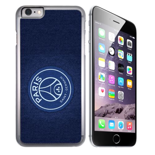 Coque pour iPhone 7 psg minimalist fond bleu