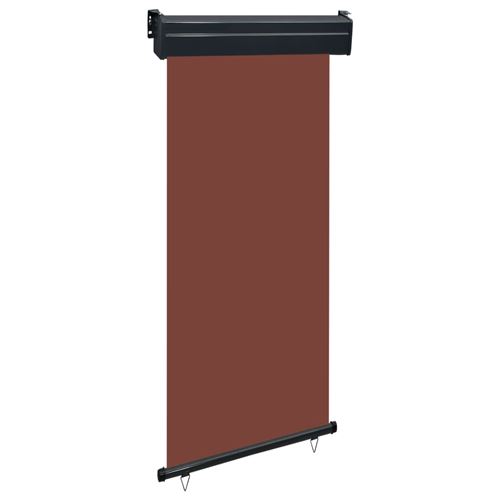 vidaXL Auvent latéral de balcon 100x250 cm Marron