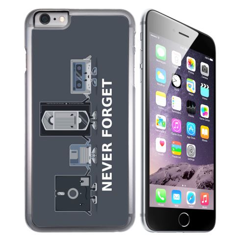 Coque pour iPhone 6 Plus et iPhone 6S Plus never forget vintage
