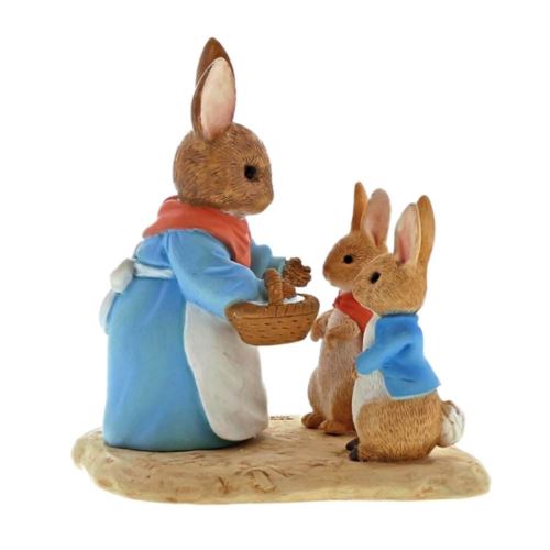 Beatrix Potter Mme Lapin, Flopsy et Peter Mini Figurine