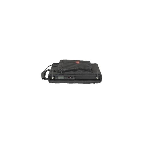 SKB 1SKB-SC191U Etui souple Rack 1U avec Profilés en acier/Fermeture éclair à haute résistance/Poche extérieure/Sangles Noir