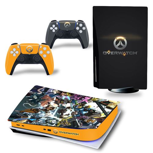 GENERIQUE Autocollant Stickers de Protection pour Console Sony PS5 Edition Standard - Multicolore (TN-PS5Disk-2348) 