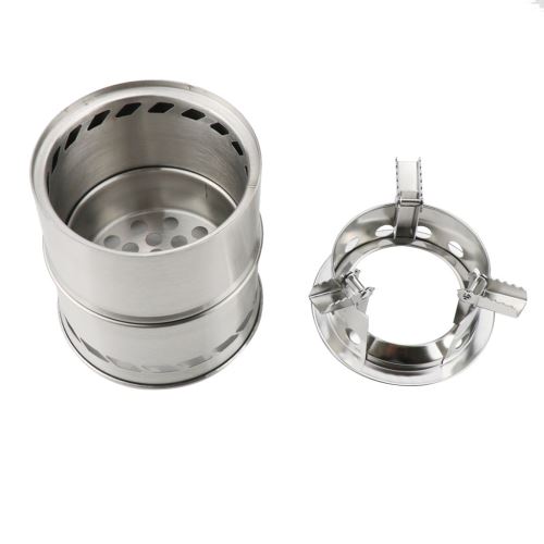 Générique Bois Extérieur Réchaud Poêle À Portable Pliable Charbon Poêle Alcool Yypl289 - Image 1