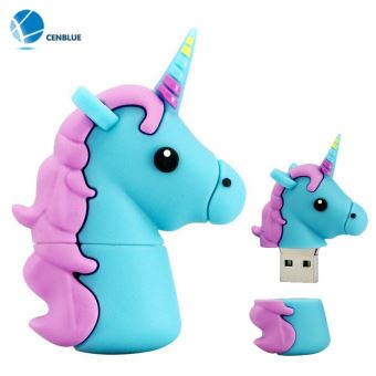 16 Go Mignon Animal Usb Drive Dessin Animé Cheval Licorne