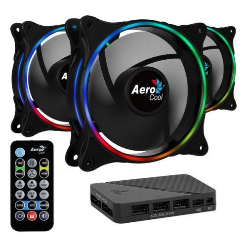 Ventillateur Aerocool Eclipse 12 Pro &Oslash; 12 cm RGB (3 pcs)