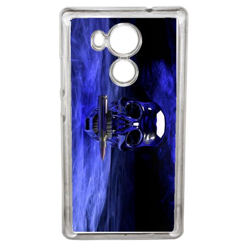Coque Blue Skull Compatible Mate 8 Transparent