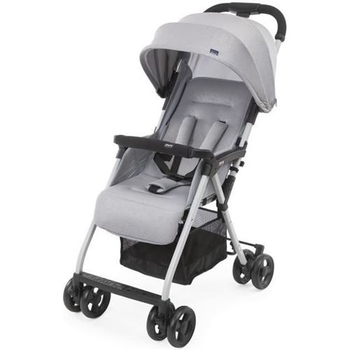 Poussette Compacte Ohlala 3 -  Des La Naissance - Jusqu'A 15Kg - Dossier Inclinable - Arceau De Sécurité - Grey Mist