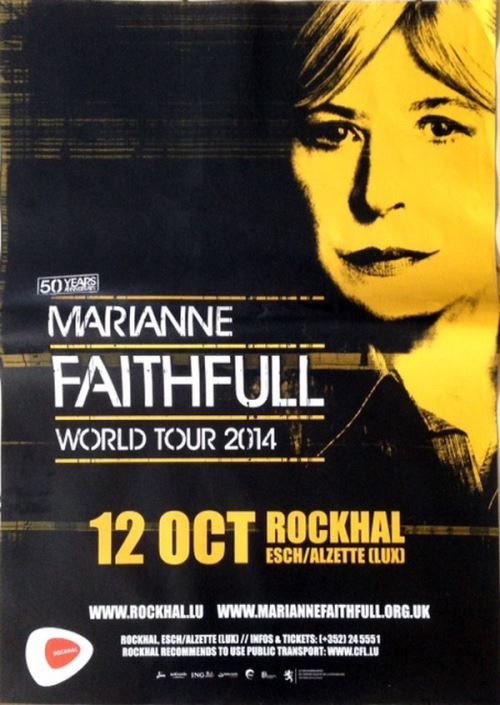 Marianne FAITHFULL - 60x80 cm - AFFICHE / POSTER