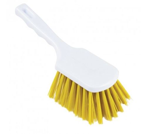Brosse à main jaune jantex