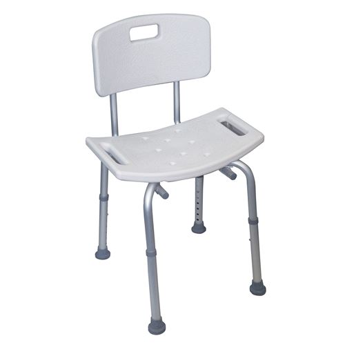 Chaise de douche avec dossier à hauteur réglable - VB540S Aidapt