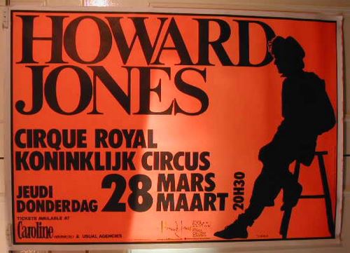Howard Jones - 70x100 cm - AFFICHE / POSTER