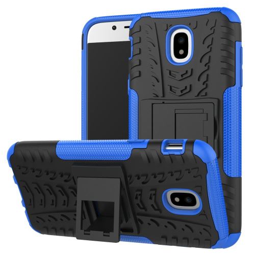 Coque Anti Choc Pour Samsung Galaxy J7 2017 Modèle Spider - Bleu
