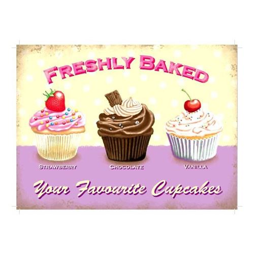 plaque gateau cupcakes freshly baked tole deco cuisine