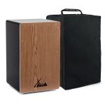 Cajon XDrum El Bajo Avec Port Basse - Surface Zebrano - Sacoche Incluse - Neuf Pour Percussionniste