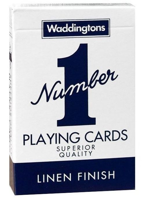 Winning Moves Waddingtons cartes à jouer bleues