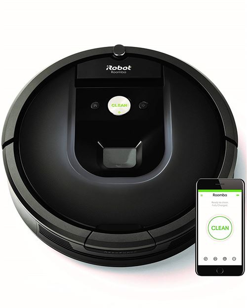 iRobot Roomba 981, aspirateur robot, idéal pour les tapis avec forte