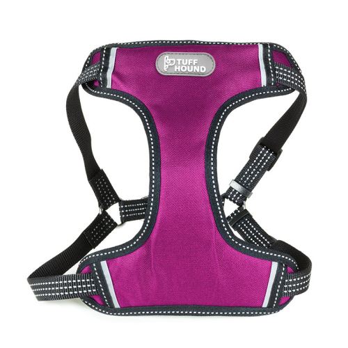 Comparer les prix de Harnais TUFFHOUND Durable Réfléchissant pour chien - Rouge foncé (Taille: M)