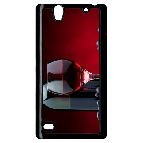 Coque Viticole Vin Raisins Compatible Sony Xperia C4 Transparent
