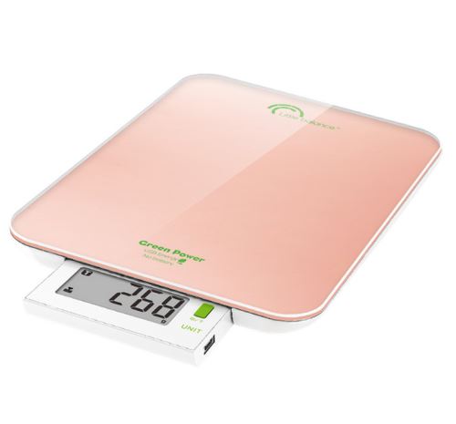 balance de cuisine électronique 6kg - 1g rose - 8184