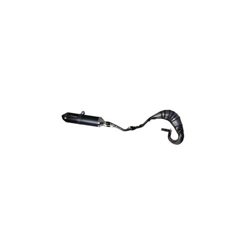 Pot moto leovince x-fight adapt. beta rr motard/enduro 12- sil noir - haut droit (d.25)