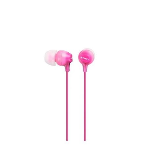 Ecouteurs intra auriculaires rose - Casque audio pour smartphone, MP3, téléphone portable