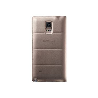Etui S View Cover Samsung pour Galaxy Note 4, Or