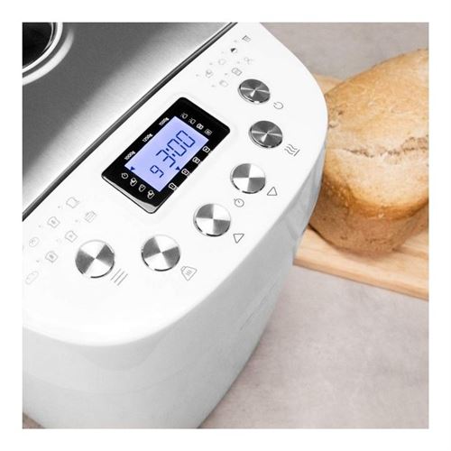 19 Programmes Automatiques Pains jusqu'à 1 kg 15 Heures Programmables Cuve qui convient pour un nettoyage au lave-vaisselle Cecotec Machine à Pain Bread&Co 1000 Delicious 