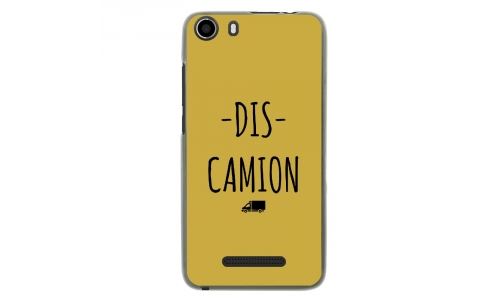 Coque souple pour Wiko Lenny 2 avec impression Motifs Dis Camion or