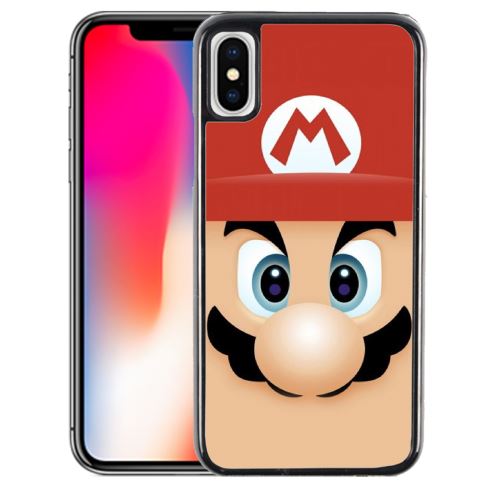 Coque pour iPhone XR mario face